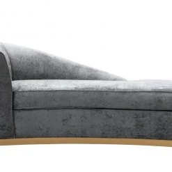 TOV Adele Slub Velvet Chair Living Room