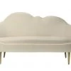 TOV Cloud Cream Velvet Settee
