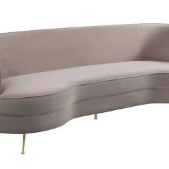 TOV Flare Velvet Sofa Living Room