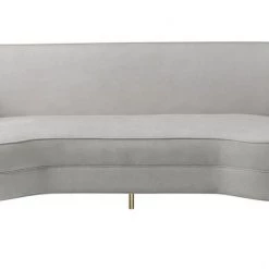 TOV Flare Cream Chenille Sofa