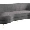 TOV Flare Grey Tweed Sofa