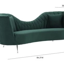 TOV Eva Velvet Sofa