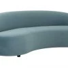 TOV Living Room Cannellini Velvet Sofa