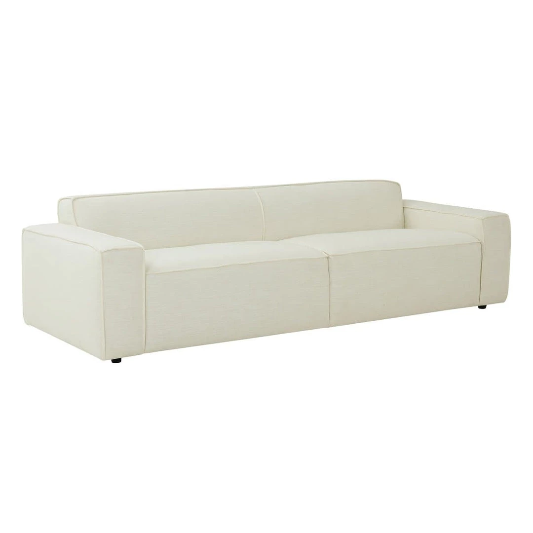 TOV Olafur Cream Linen Sofa