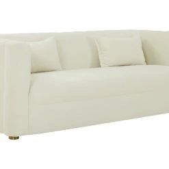 TOV Living Room Callie Velvet Sofa