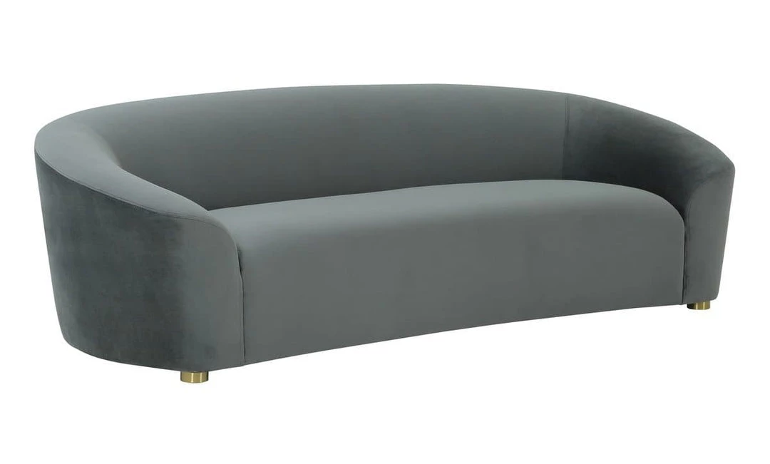 TOV Serenity Velvet Sofa Living Room