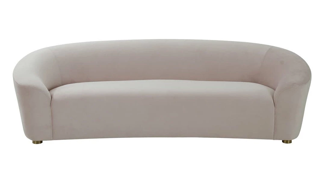TOV Serenity Velvet Sofa Living Room