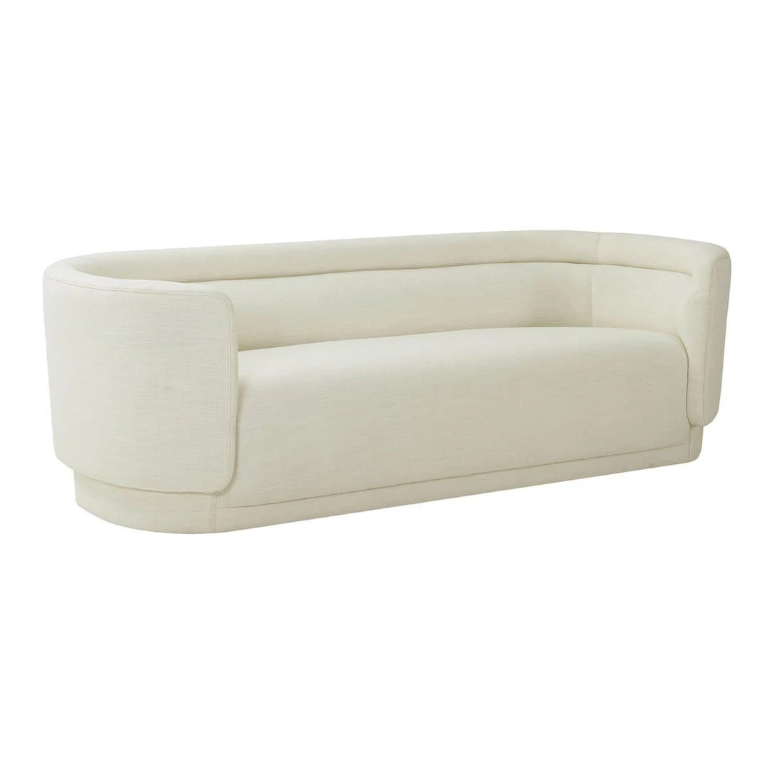 TOV Macie Cream Linen Sofa