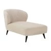 TOV Living Room Maliah Pleated Velvet Settee