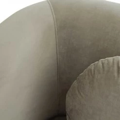 TOV Sariah Alabaster Velvet Sofa