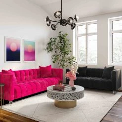 TOV Bea Velvet Loveseat Living Room