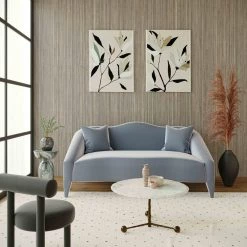 TOV Naya Velvet Loveseat Living Room