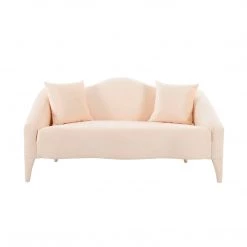 TOV Naya Velvet Loveseat Living Room