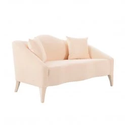 TOV Naya Velvet Loveseat Living Room