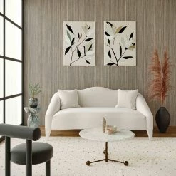 TOV Naya Velvet Loveseat Living Room