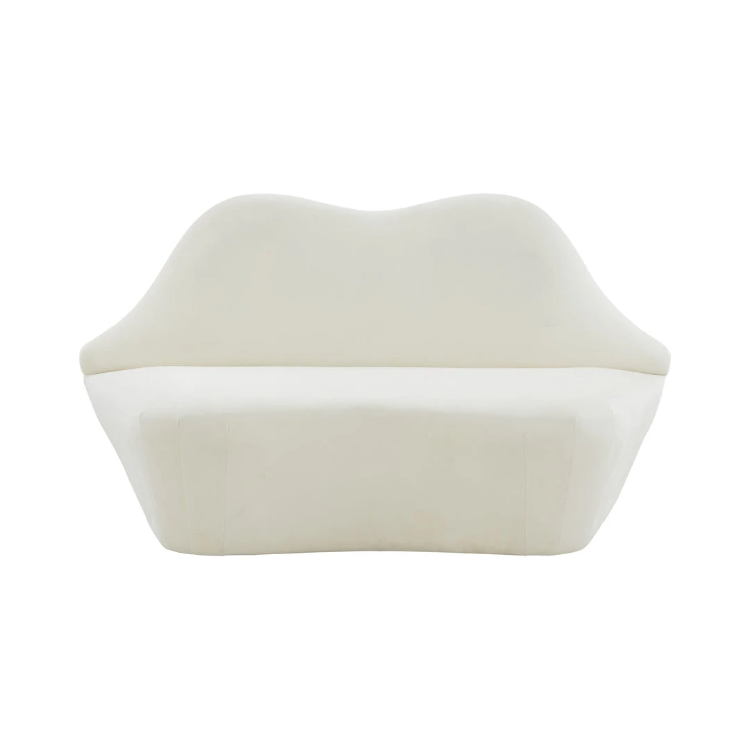 TOV Sofa & Loveseat Lips Velvet Settee