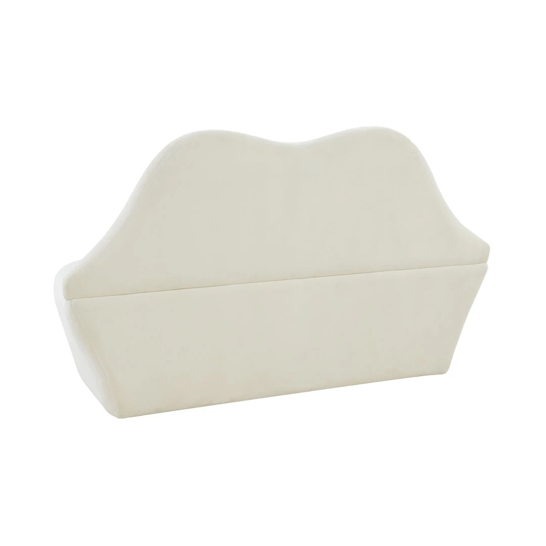 TOV Sofa & Loveseat Lips Velvet Settee