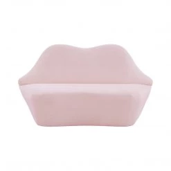 TOV Sofa & Loveseat Lips Velvet Settee