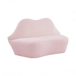 TOV Sofa & Loveseat Lips Velvet Settee
