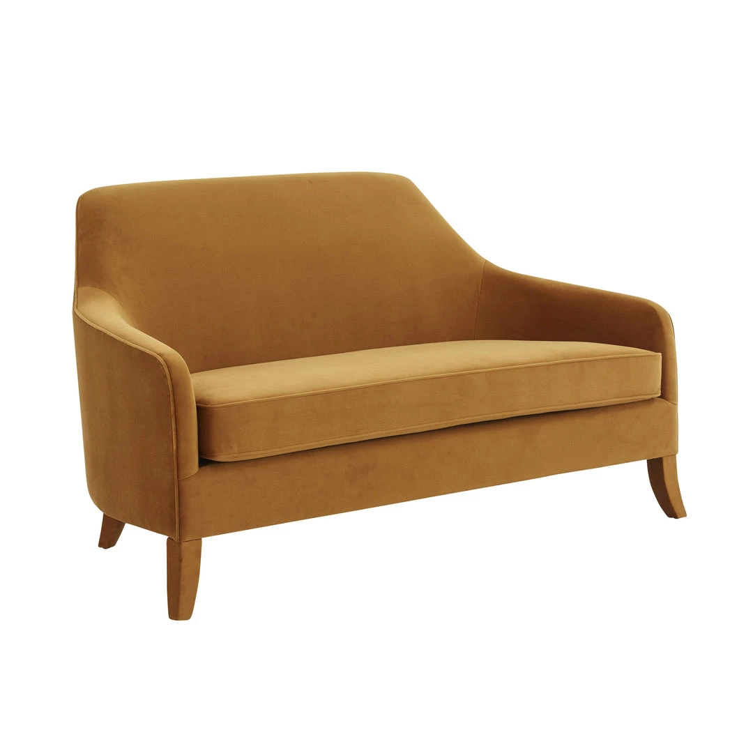 TOV Neveah Velvet Loveseat Living Room