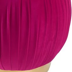 TOV Tulip Velvet Ottoman