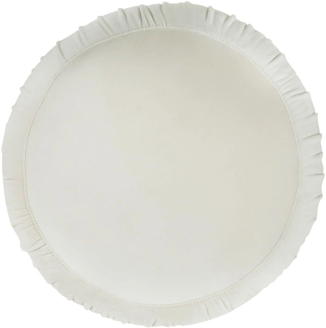 TOV Tulip Velvet Ottoman