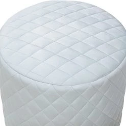 TOV Bedroom Abir Velvet Ottoman