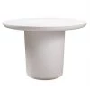 TOV Lola Round Concrete Dining Table Dining Room