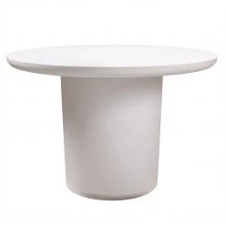 TOV Lola Round Concrete Dining Table Dining Room
