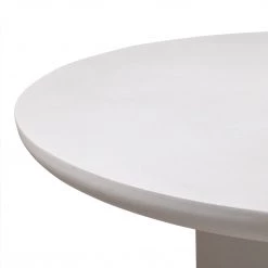 TOV Lola Round Concrete Dining Table Dining Room