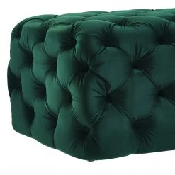 TOV Bedroom Kaylee Jumbo Velvet Ottoman