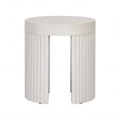 TOV Bedroom Wave Concrete Stool
