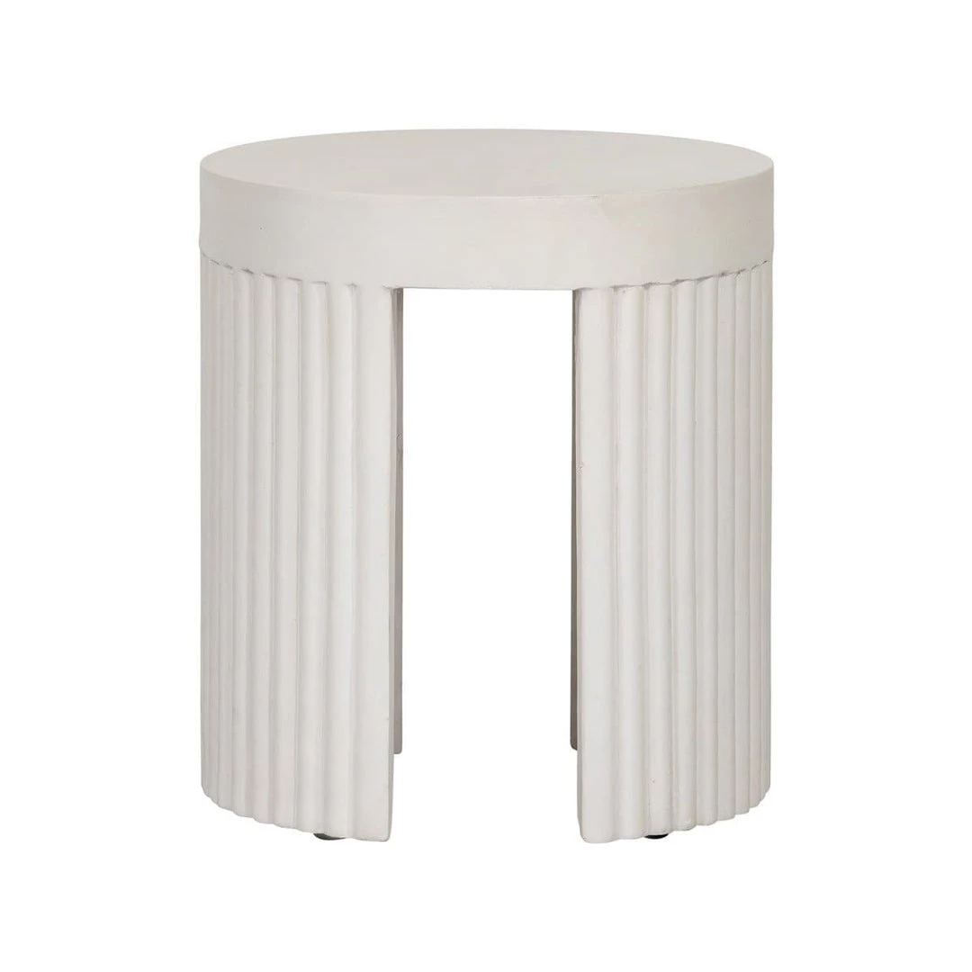 TOV Bedroom Wave Concrete Stool