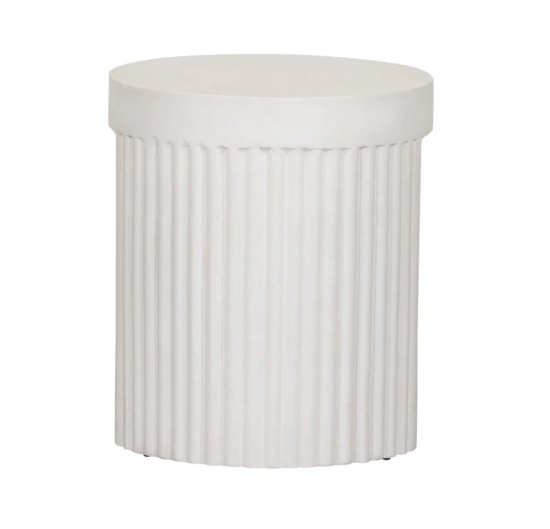 TOV Bedroom Wave Concrete Stool