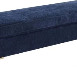 TOV Bedroom Delilah Textured Velvet Bench