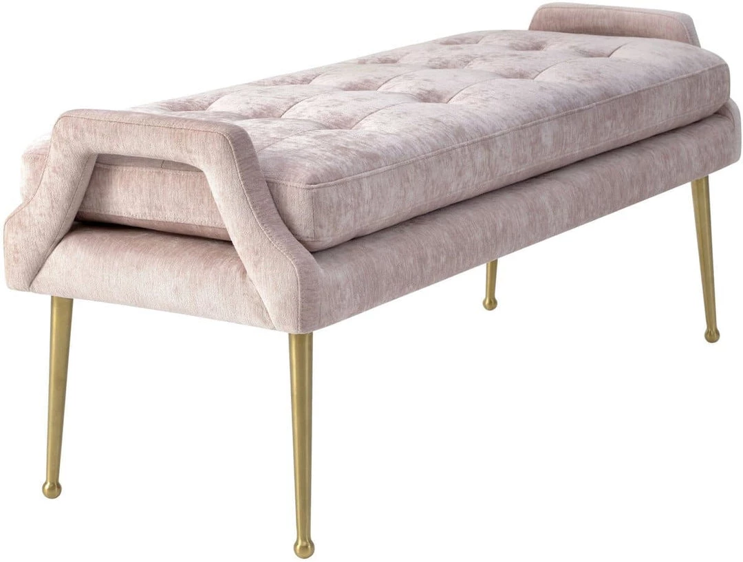 TOV Eileen Velvet Bench Bedroom