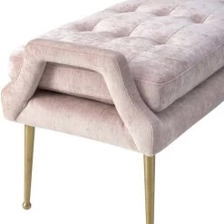 TOV Eileen Velvet Bench Bedroom