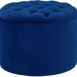 TOV Queen Velvet Storage Ottoman