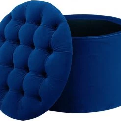 TOV Queen Velvet Storage Ottoman