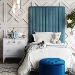 TOV Queen Velvet Storage Ottoman