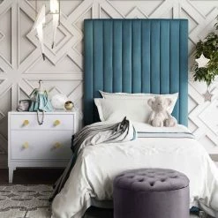 TOV Queen Velvet Storage Ottoman