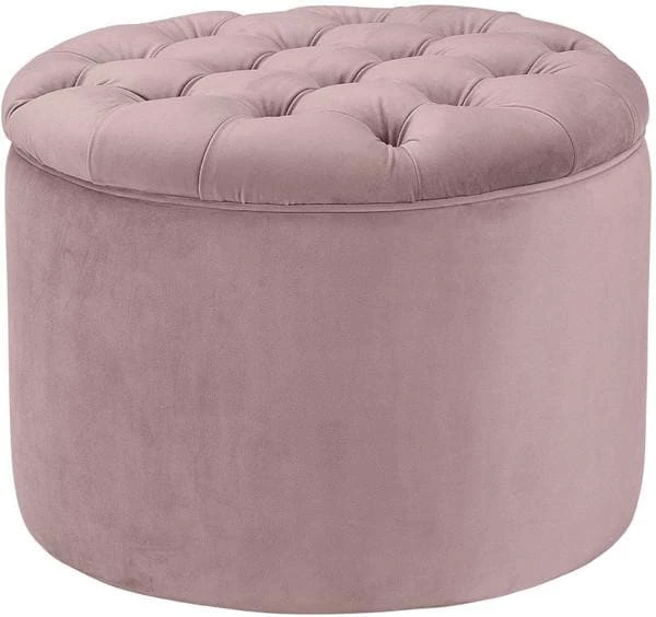 TOV Queen Velvet Storage Ottoman