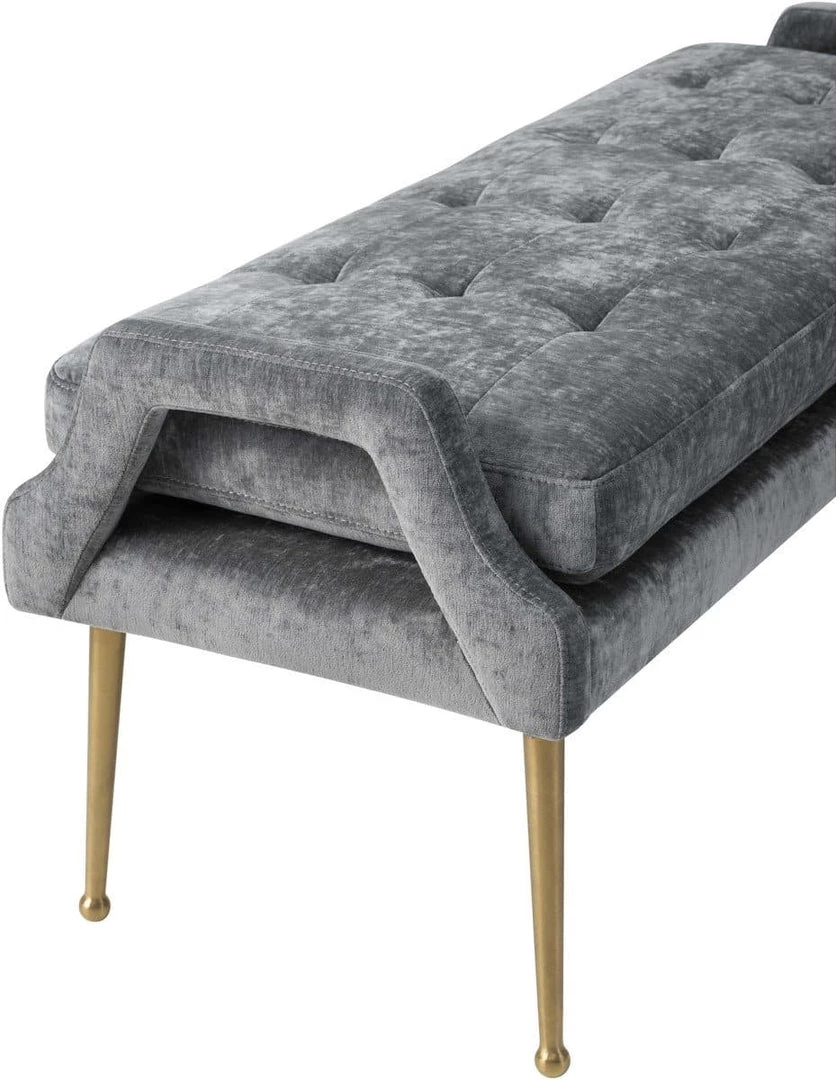 TOV Eileen Velvet Bench Bedroom