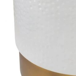 TOV Dimple Hand Hammered Side Table Living Room