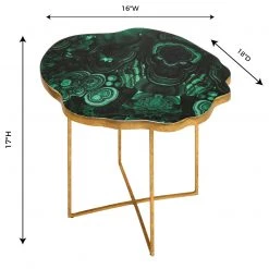 TOV Lily Agate Side Table