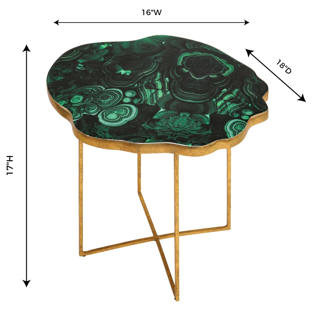 TOV Lily Agate Side Table