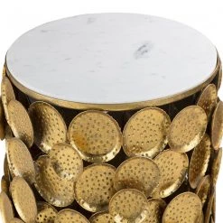 TOV Brie Marble Side Table