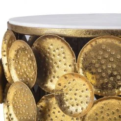 TOV Brie Marble Side Table