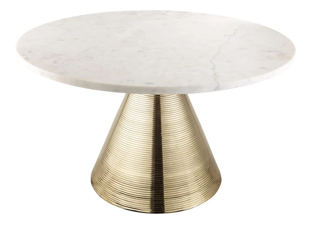 TOV Zoe Marble Cocktail Table Living Room