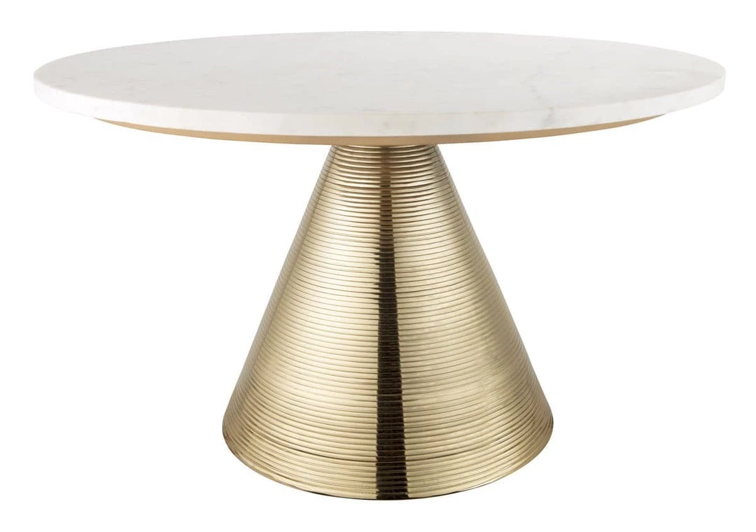 TOV Zoe Marble Cocktail Table Living Room